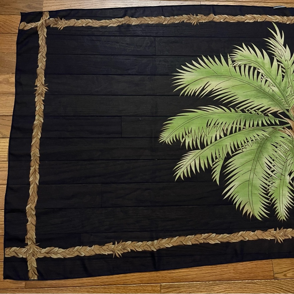 Tropical Palm Tree Scarf - Picture 2 of 4